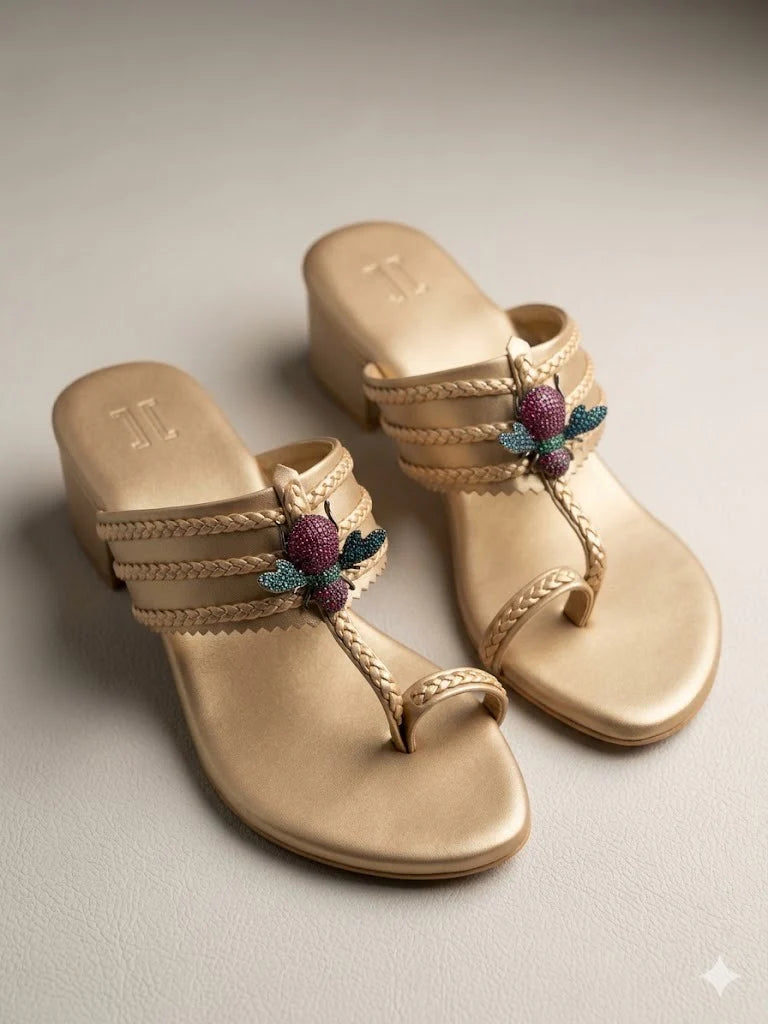 Bee Kohlapuri Heels Footwear