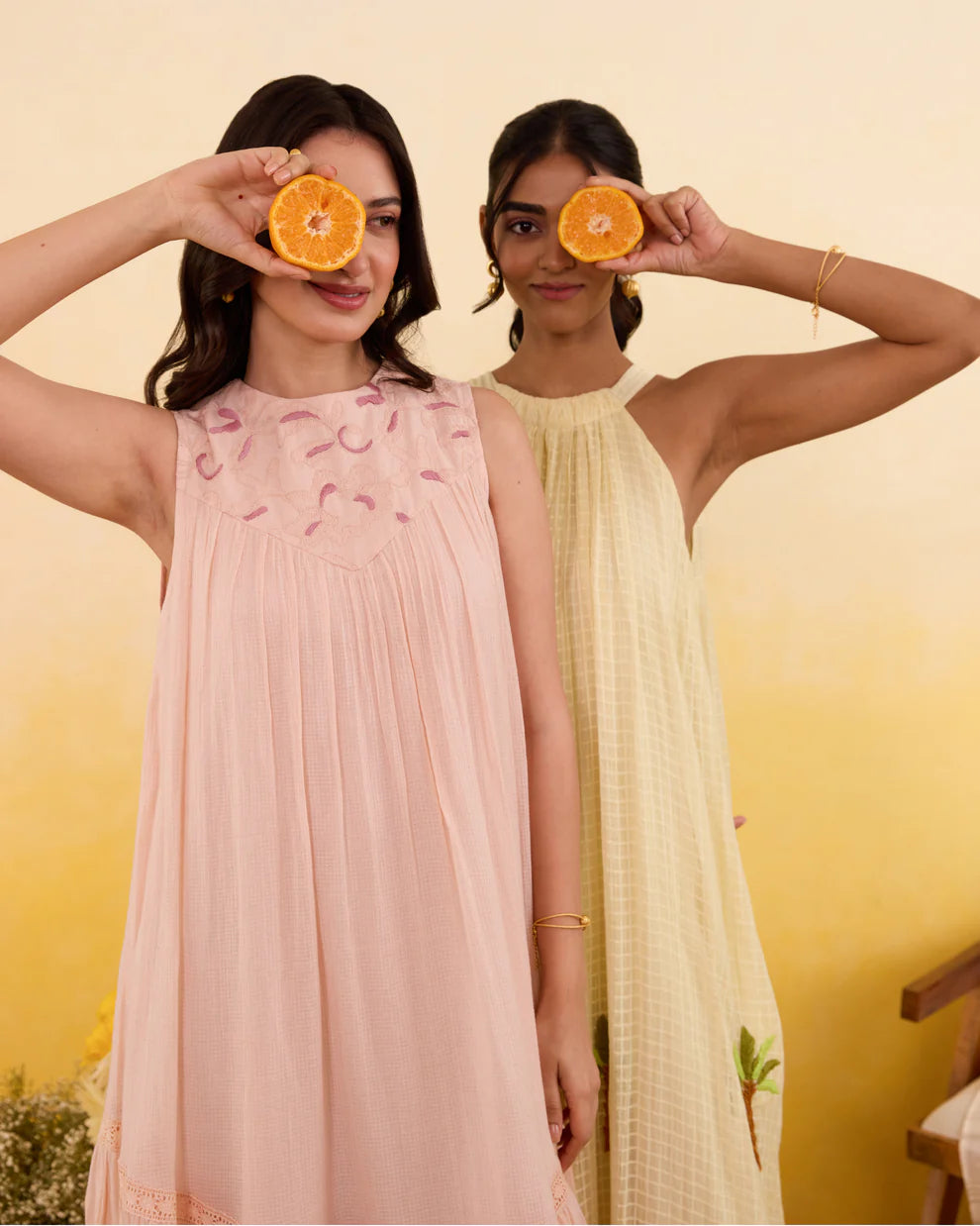 Apricot Bloom Dress