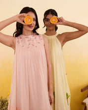 Apricot Bloom Dress