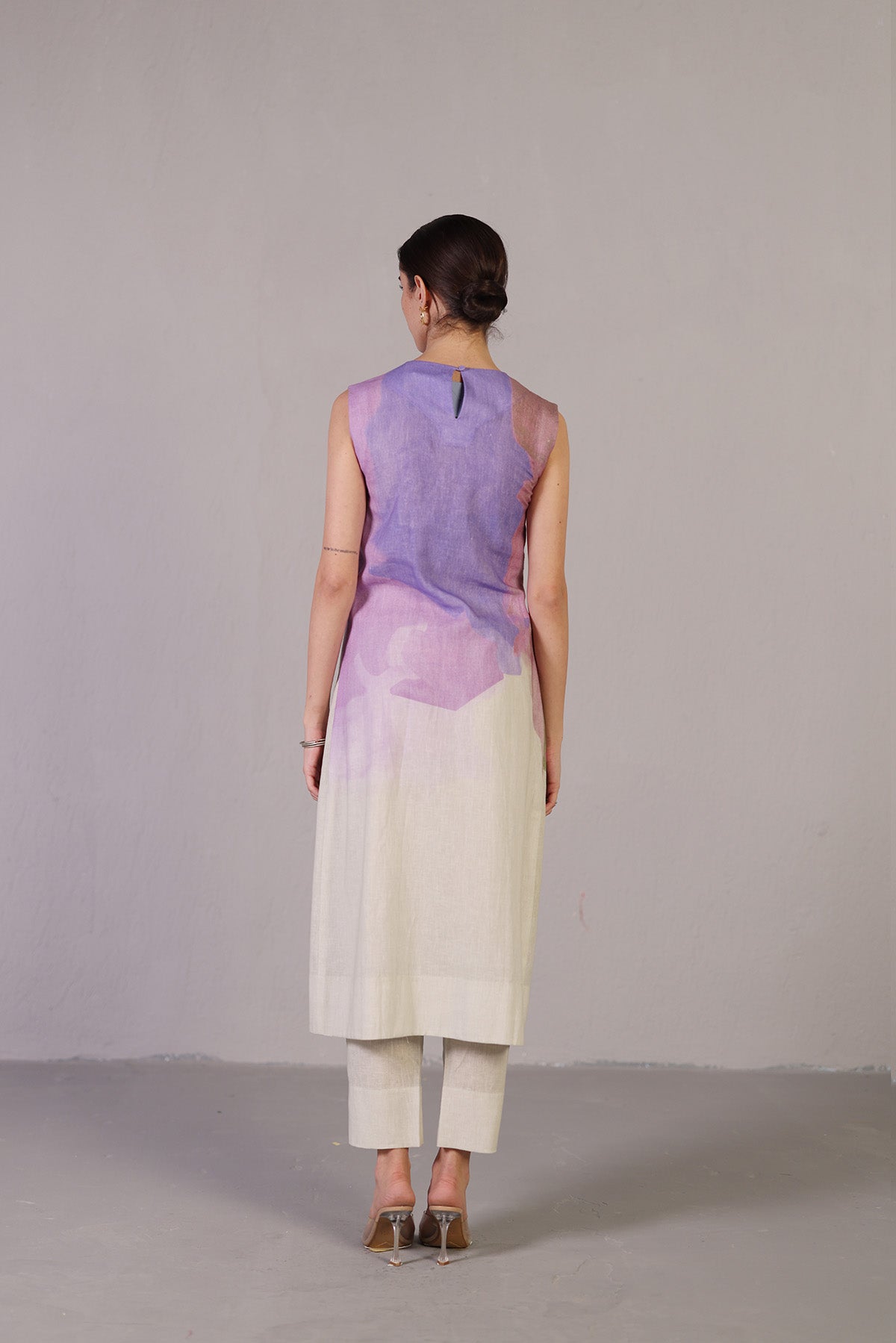 Diffuse Pastel Multicolour Kurta Set