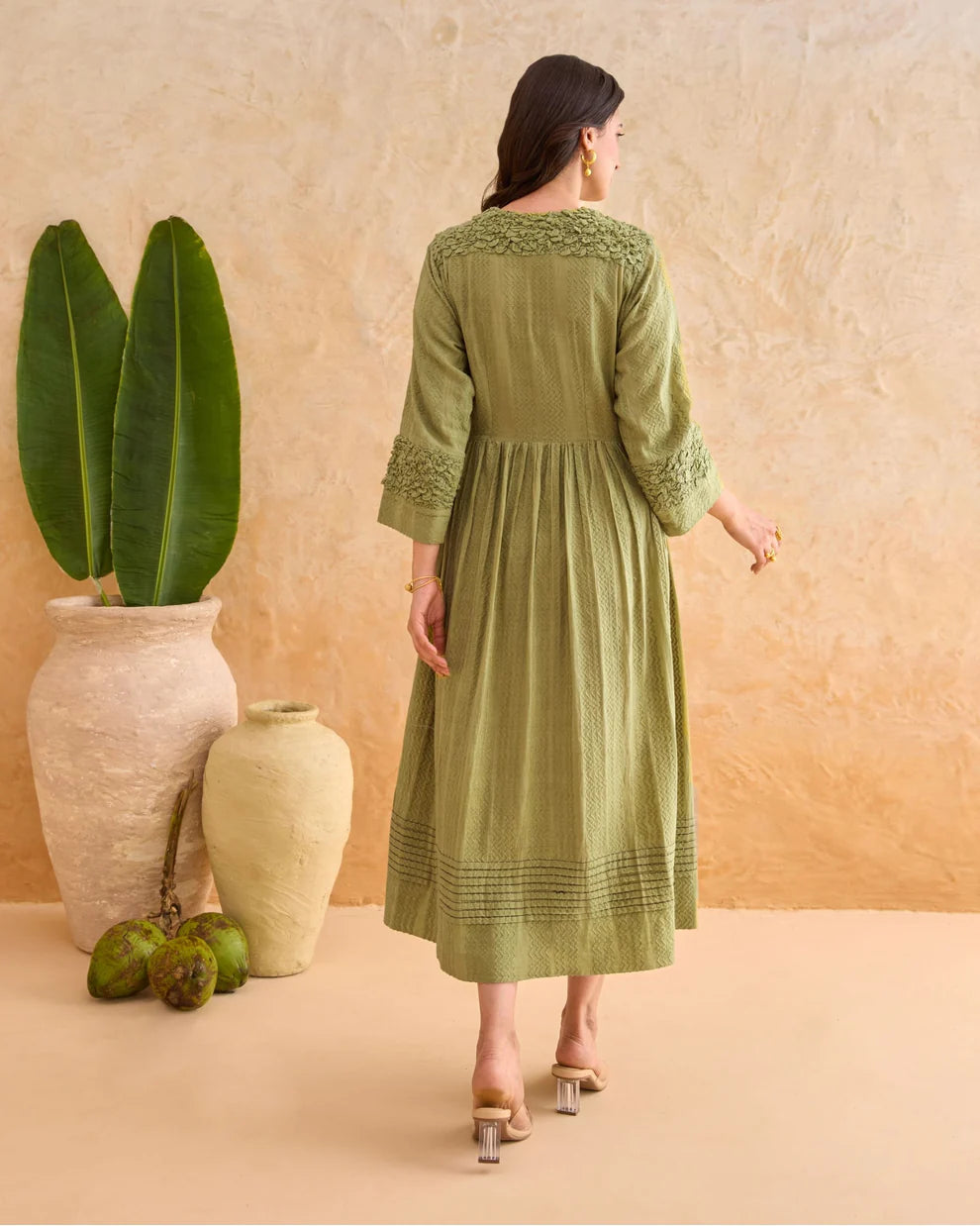 Olive Fern Dress