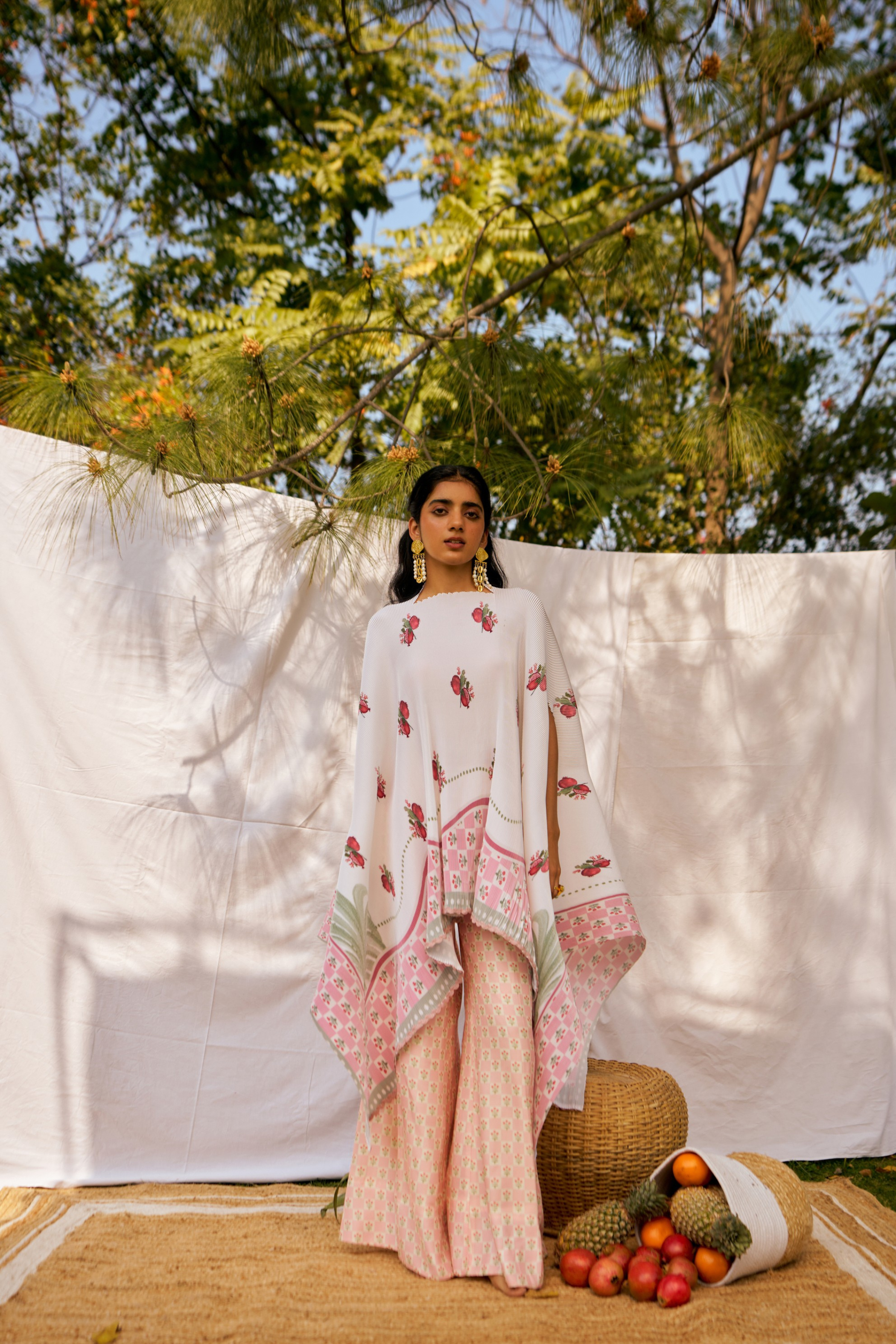 Rouge Pomme Kimono Cape