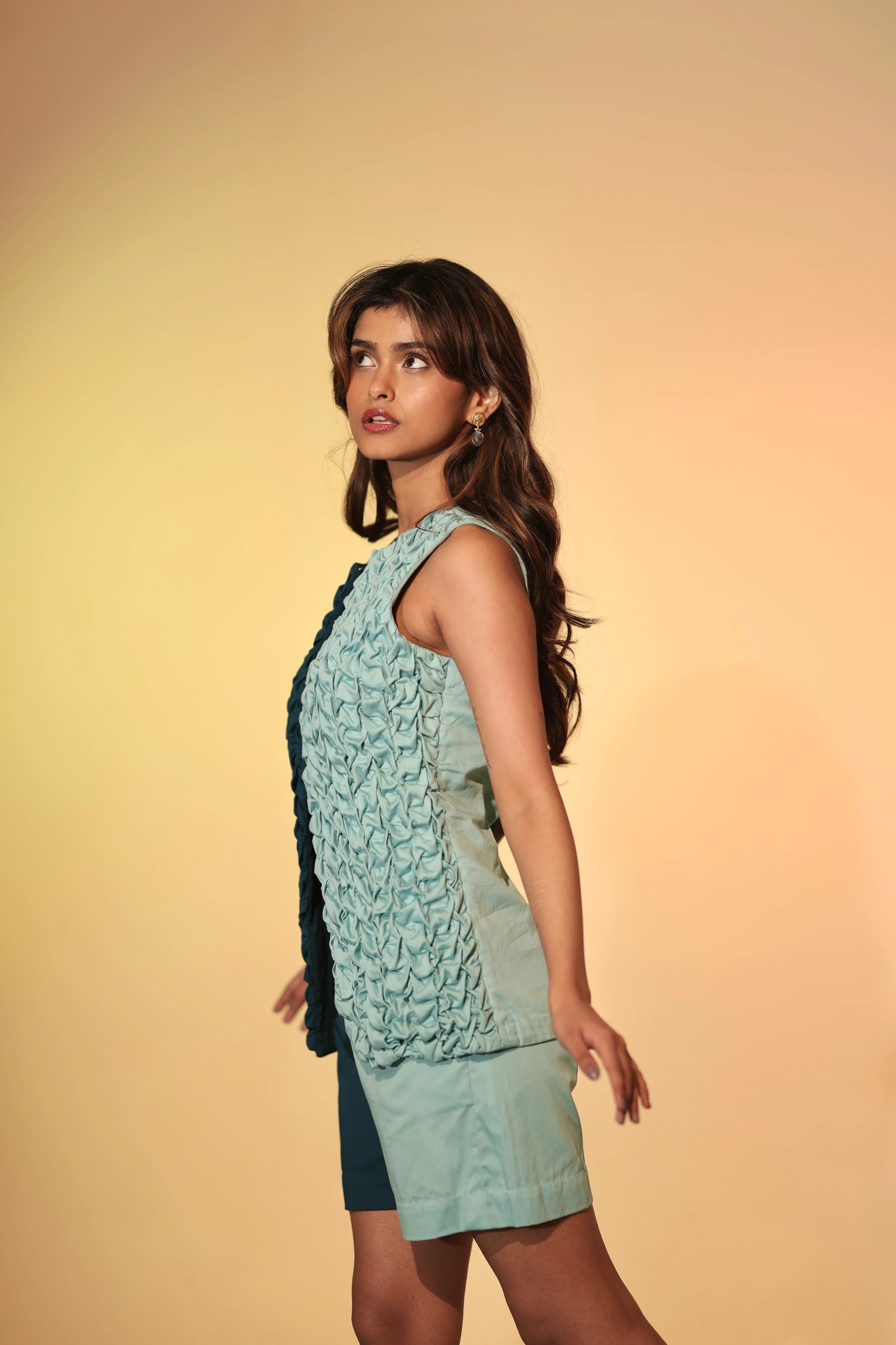 Lapis Lazuli Smocked Co-ord
