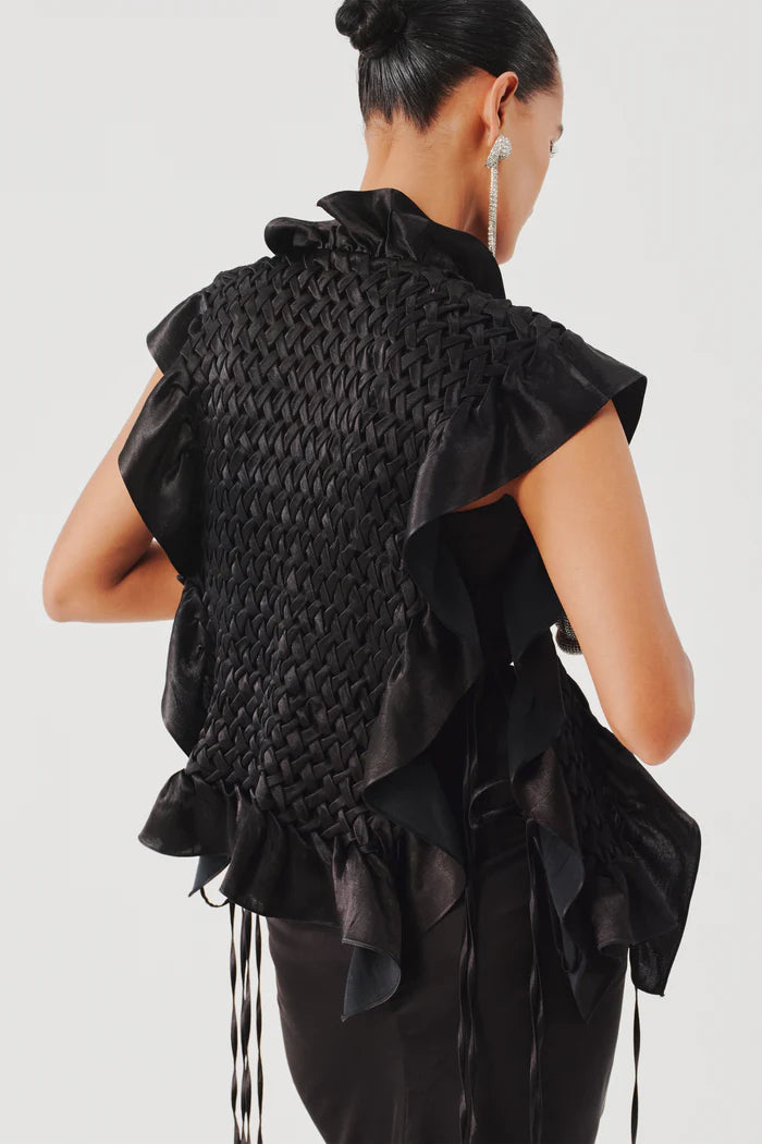 Phoenix Mashru Bib In Black