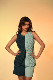 Lapis Lazuli Smocked Co-ord