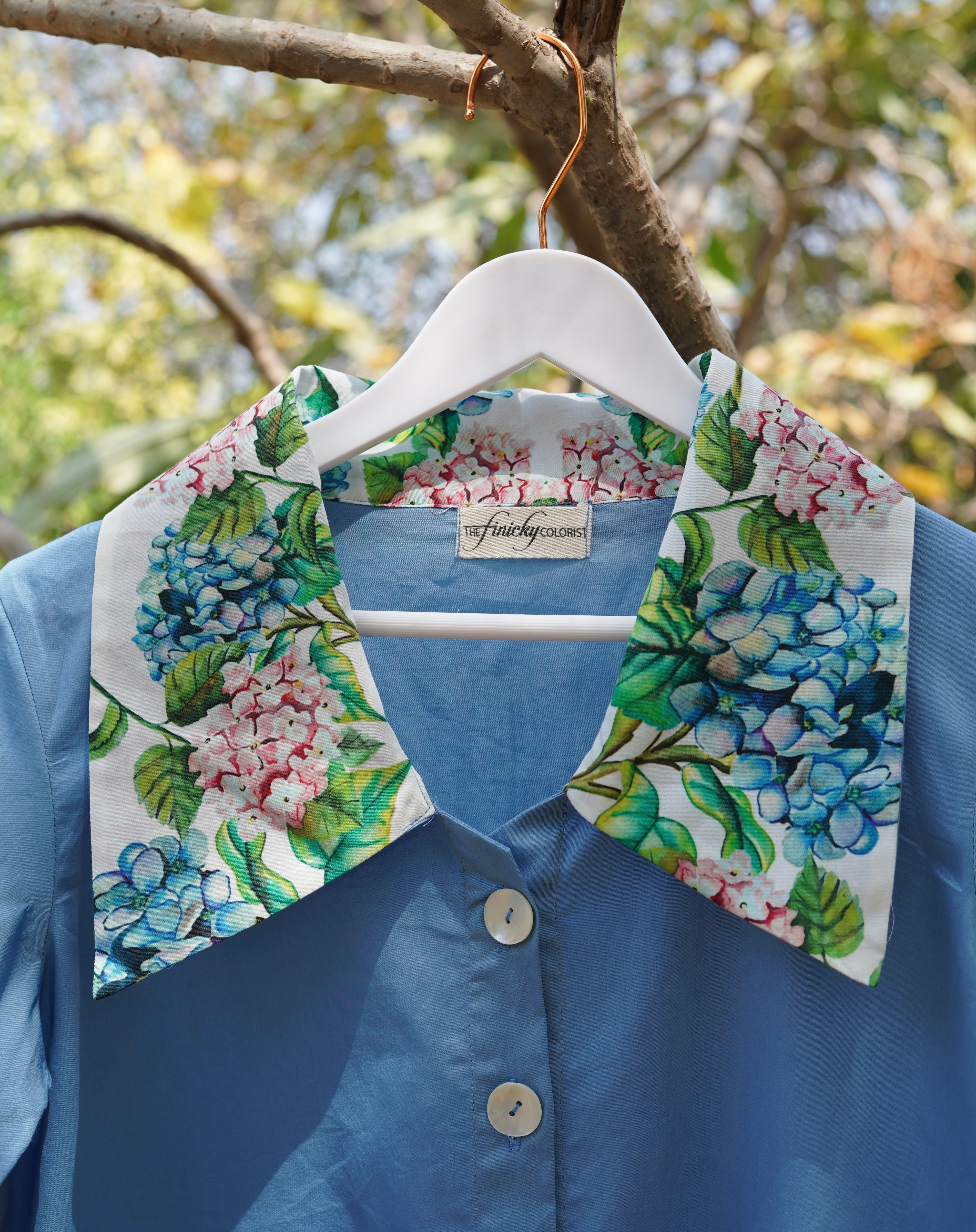 Azure Bloom Shirt
