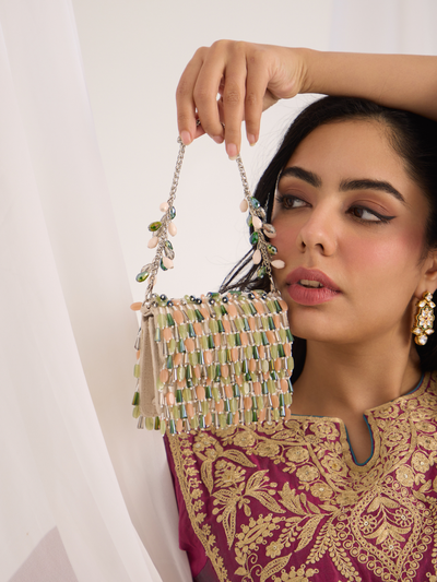 Aurel Mini Bag Green Peach