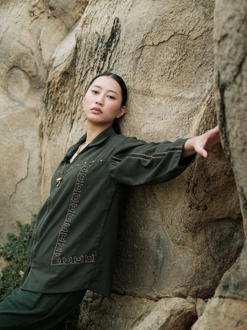 Morracan Shirt Green