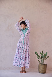 Lilac Dot Meadow Dress