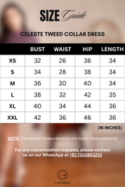 Celeste Tweed Collar Dress