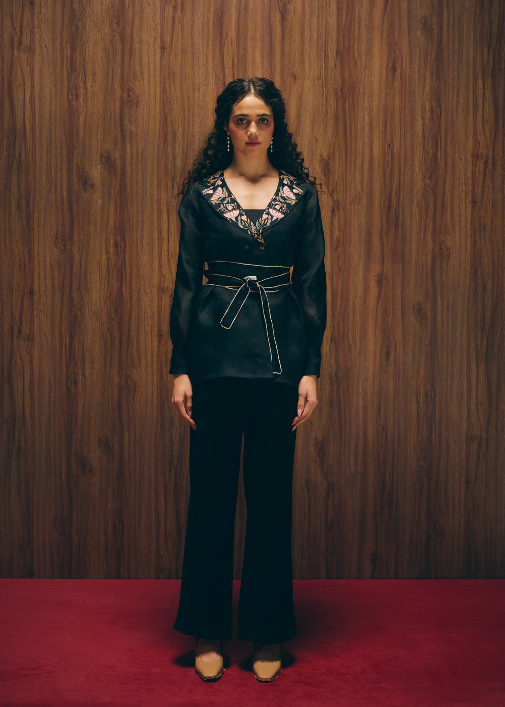 Midnight bloom pants set image 0