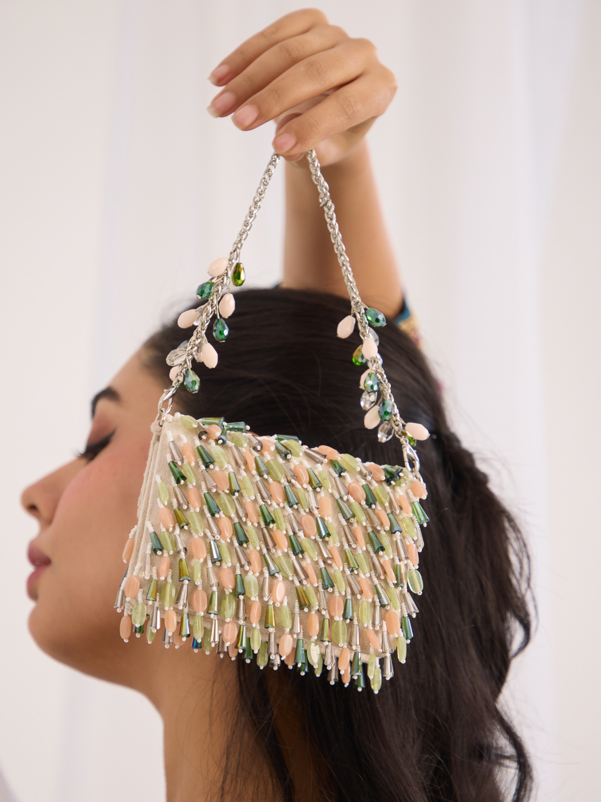 Aurel Mini Bag Green Peach