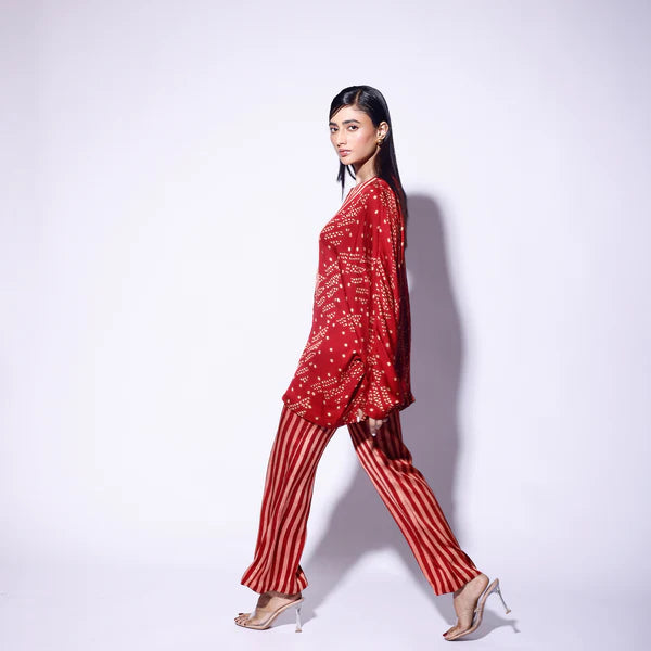 Red White Stripe Pants