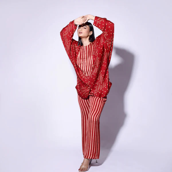 Red White Stripe Pants