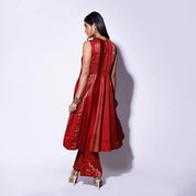 Red Panel Dress