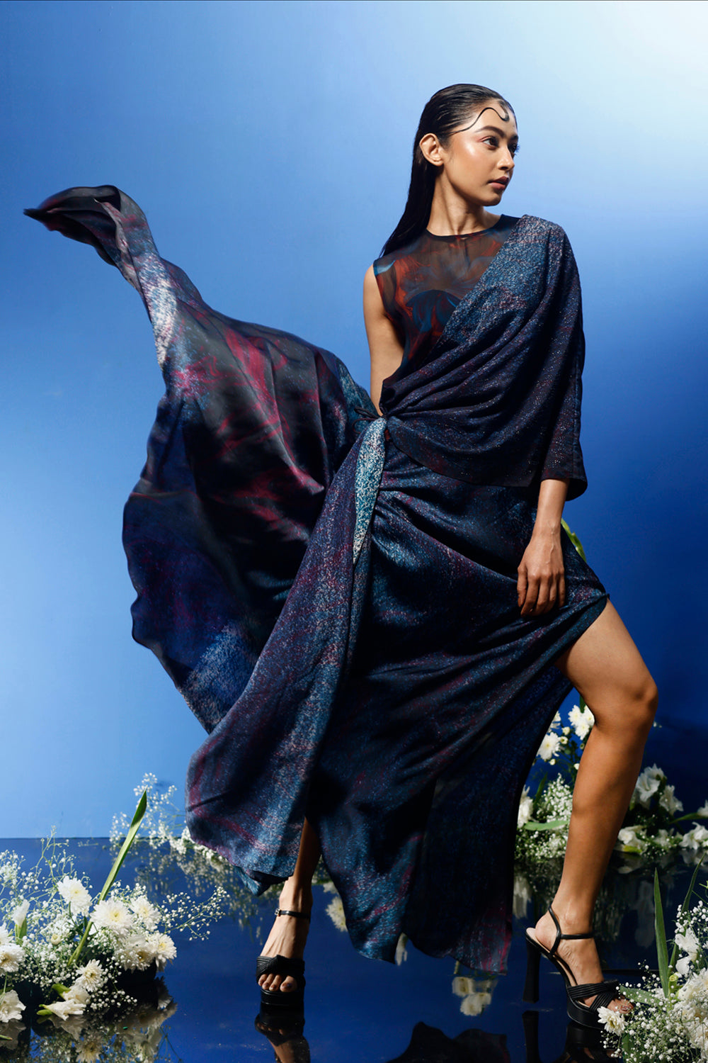 Blrd Dots Drape Set