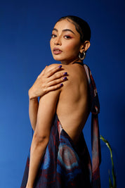 Blrd Line Backless Dress
