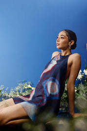 Blrd Line Backless Dress