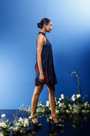 Blrd Red Floral Halter Dress