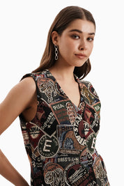 Stamp Magazine Jacquard Jacket and Shorts