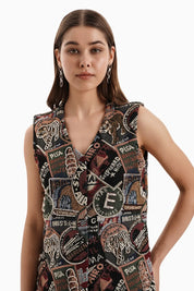 Stamp Magazine Jacquard Jacket and Shorts