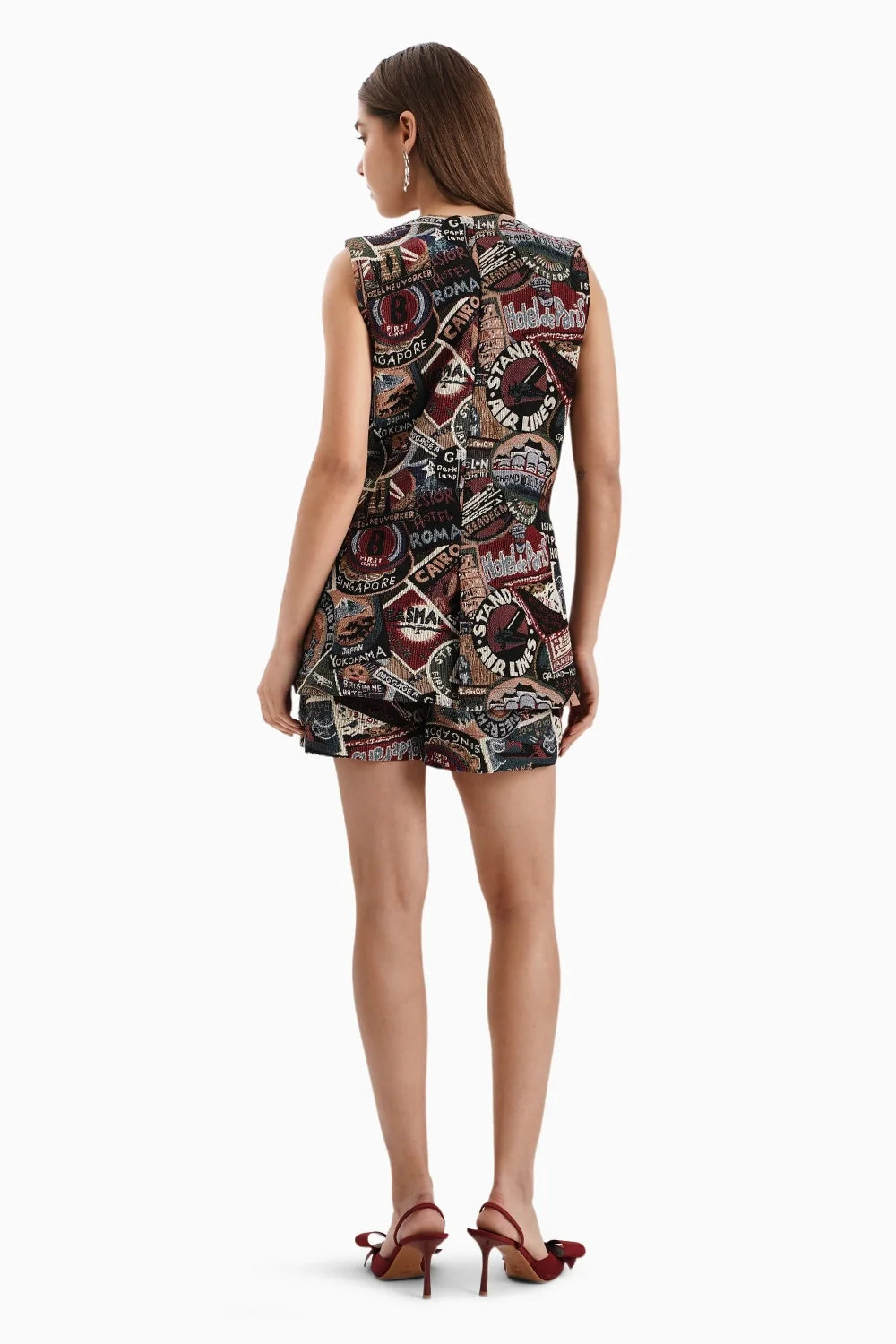 Stamp Magazine Jacquard Jacket and Shorts