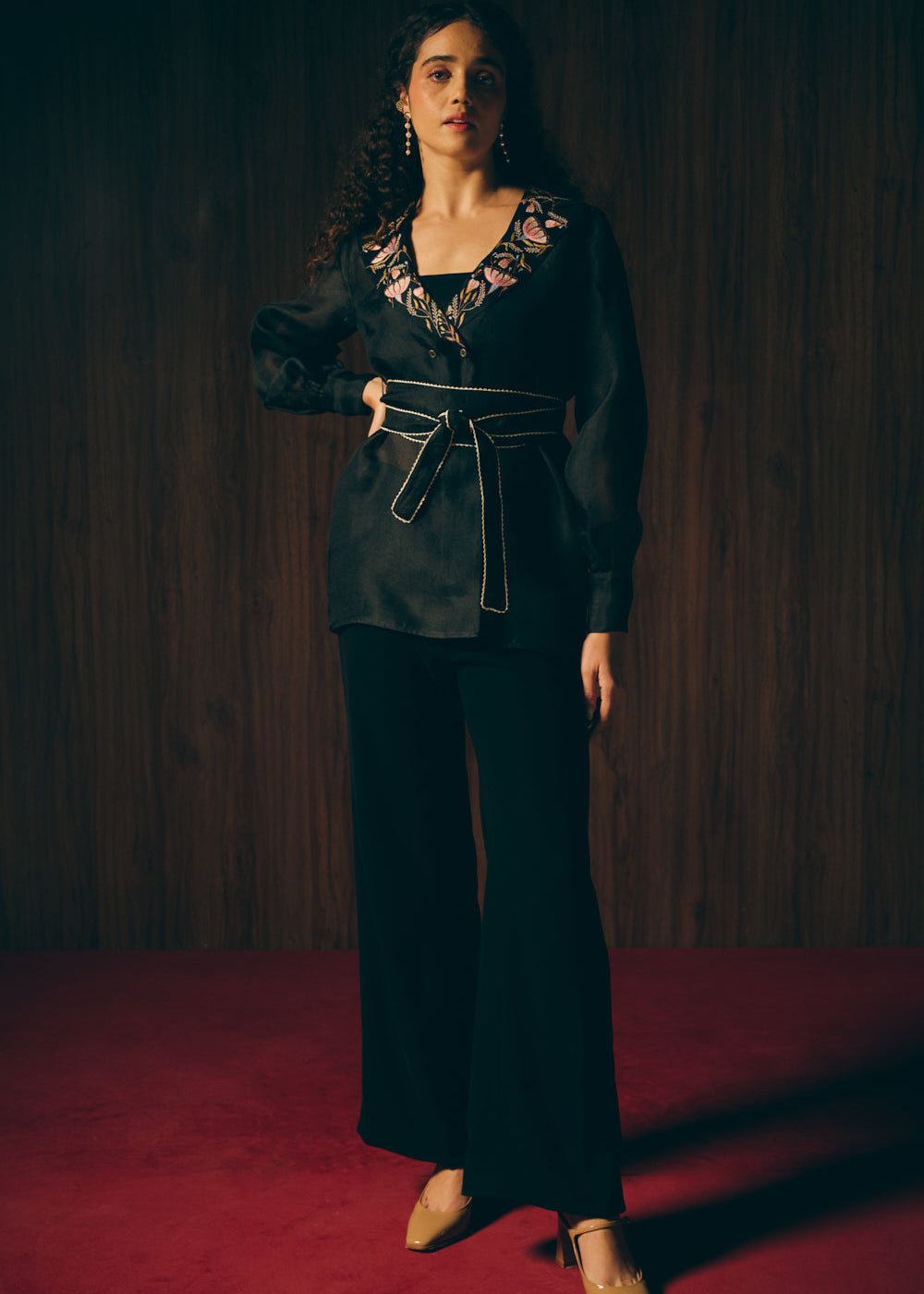 Midnight blossom blazer image 4