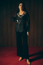 Midnight blossom blazer image 4