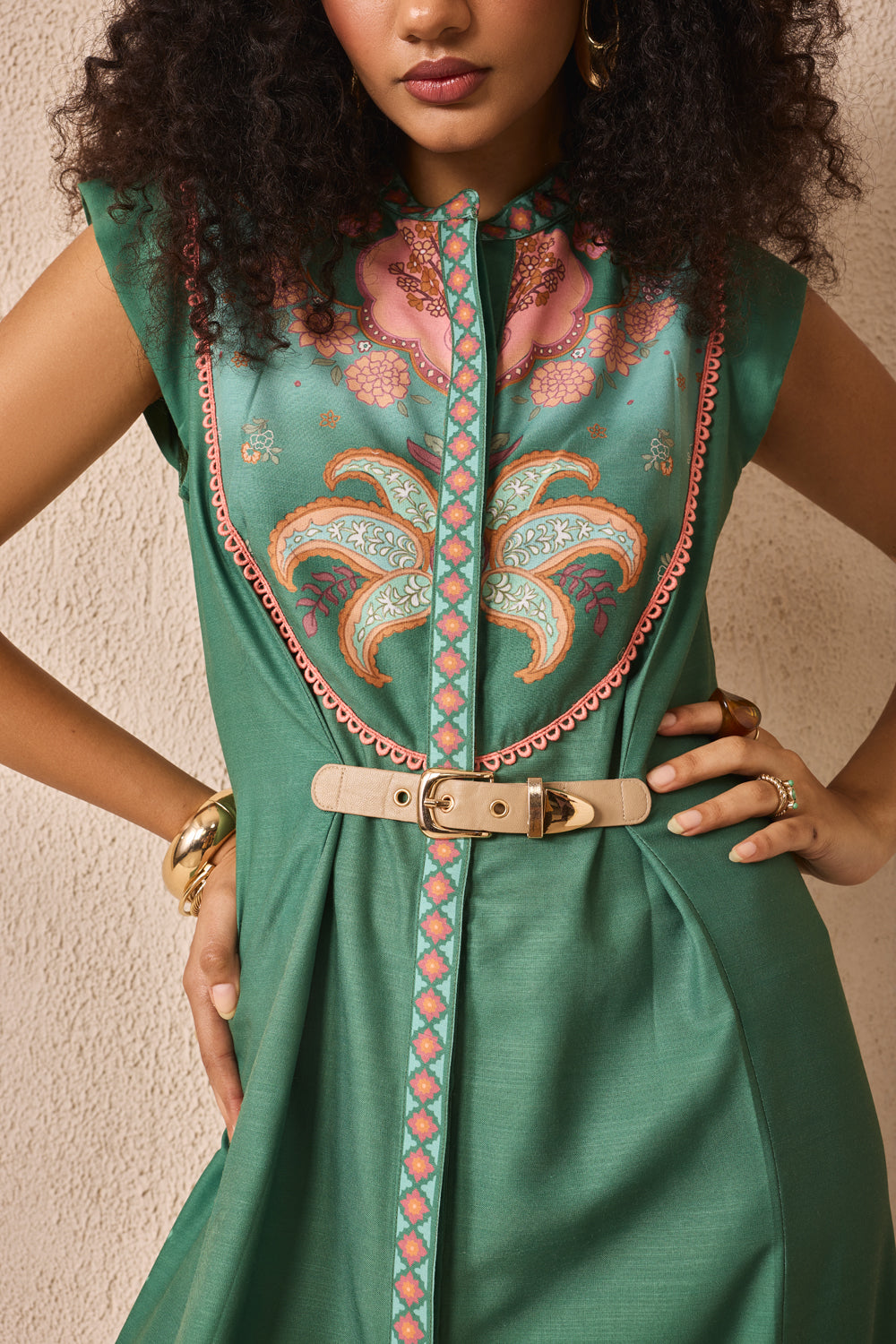 Palma Green Dress