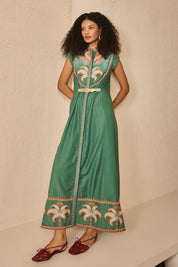 Palma Green Dress