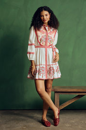 Ivory Poppy Dress