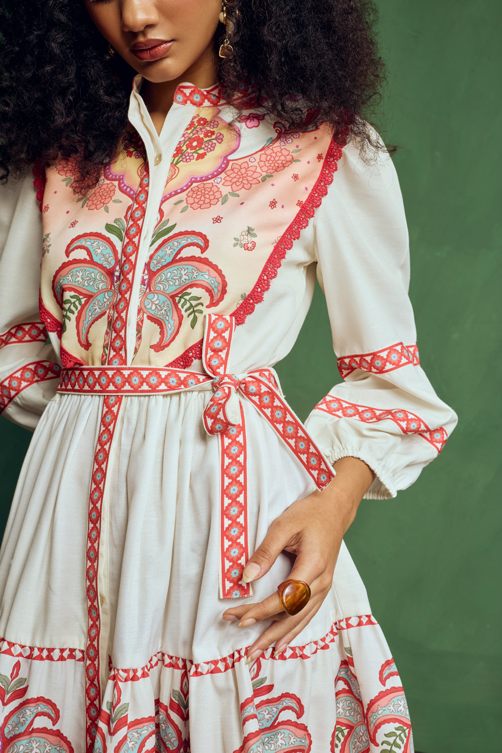 Ivory Poppy Dress