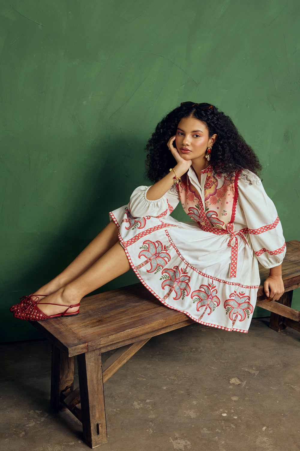 Ivory Poppy Dress