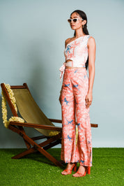 Colour Block Print On Print Co-ord Set