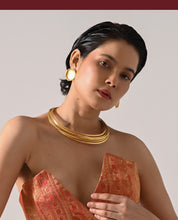Crater Earrings Gold