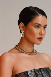 Comet Earrings Silver