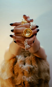 Crater Ring Gold