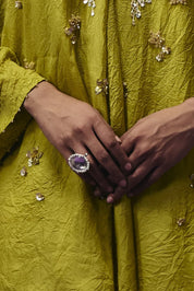 Crater Ring Silver