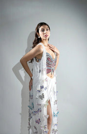 Ariel 3d Rhinestone Embellished Butterfly Co-ord Set