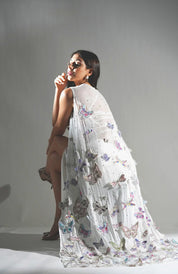 Ariel 3d Sequin Rhinestone Cape