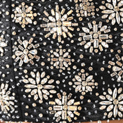 Astra Crystal Black Mini Skirt