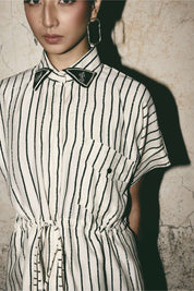 Stripe Tie Up Shirt