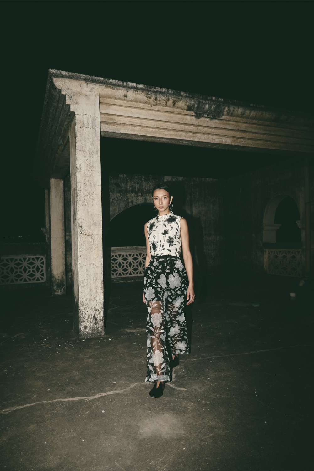 Floral Organza Pant