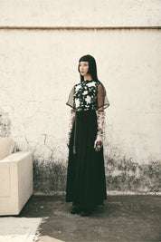 Bloom Crop Top with Bookmark Skirt
