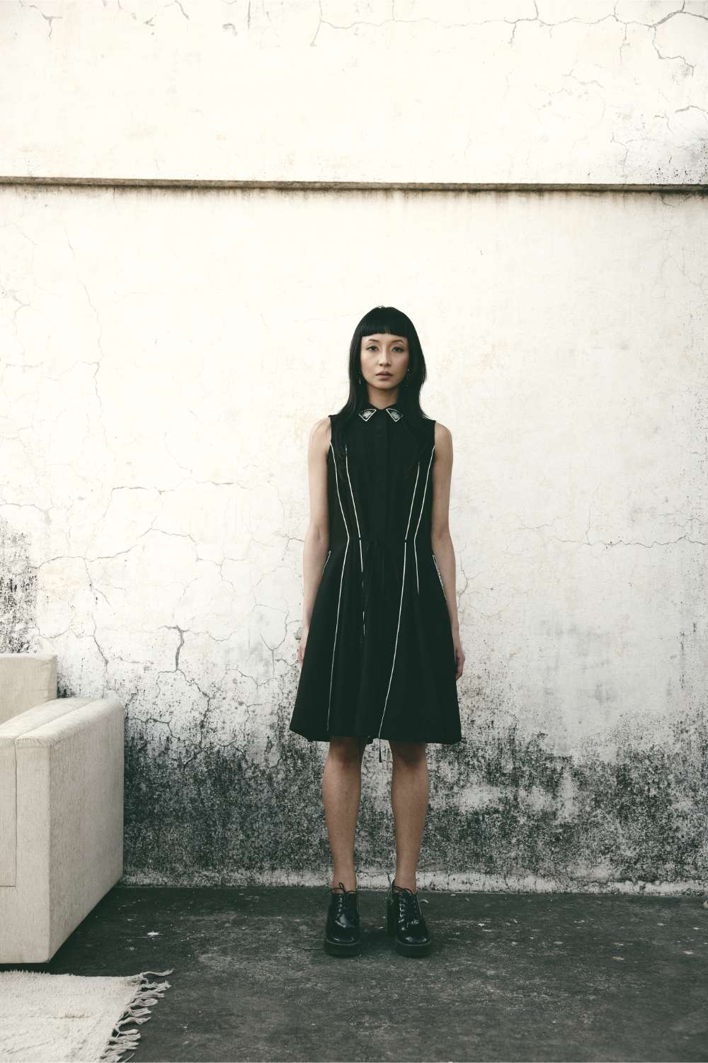 Trench Dress Black