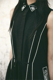 Trench Dress Black