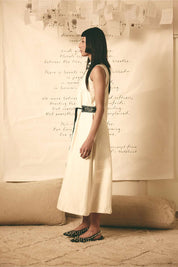 Trench Dress White