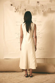 Trench Dress White
