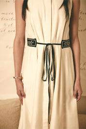 Trench Dress White