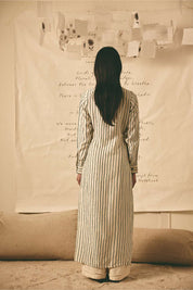 Stripe Long Shirt Set